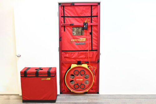5100 Blower Door Setup