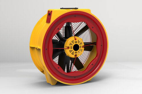 Blower Door Open Range