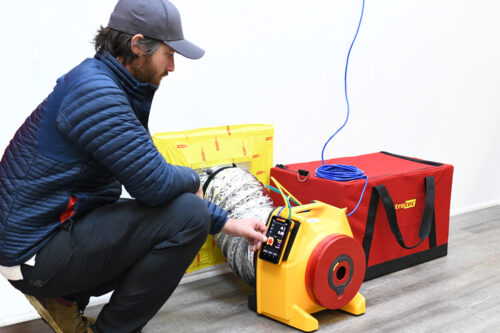 340x DucTester in use