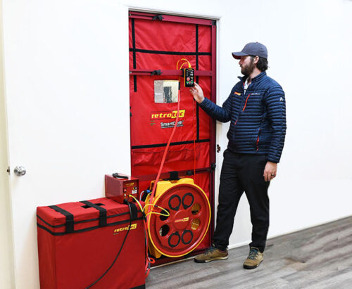6100F Blower Door Test